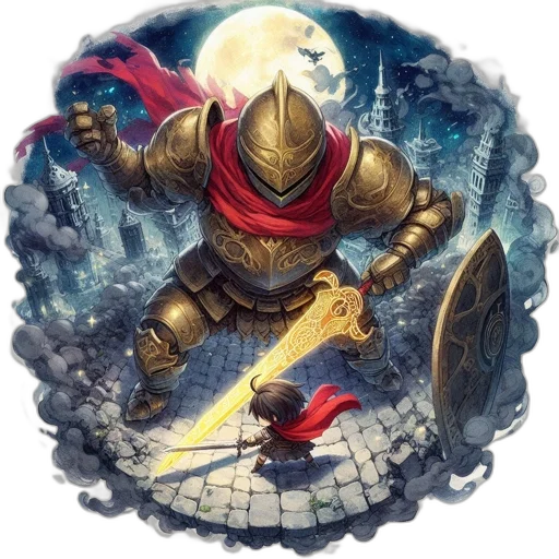 sword, weapon, staff, fantasy art transparent PNG cut-out
