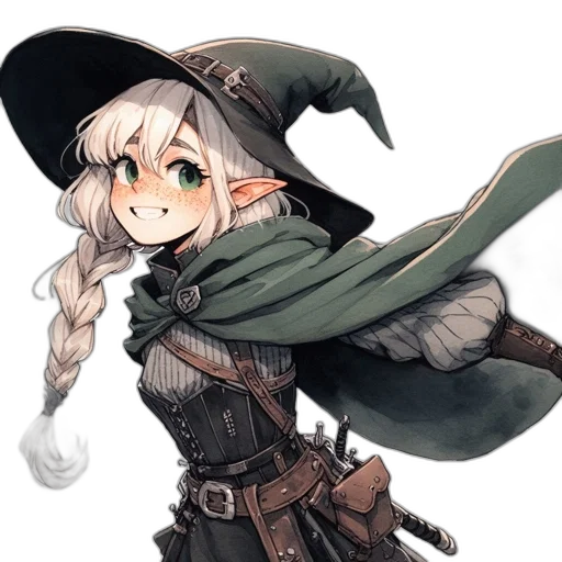 staff, weapon, hat, dragon transparent PNG cut-out
