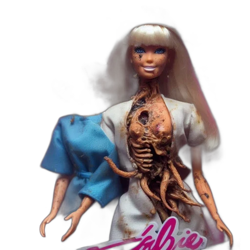 dress, creature, hair, robot transparent PNG cut-out