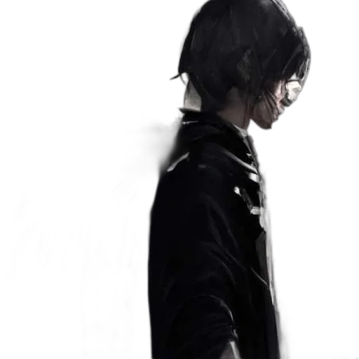 jacket, staff, mask, face transparent PNG cut-out
