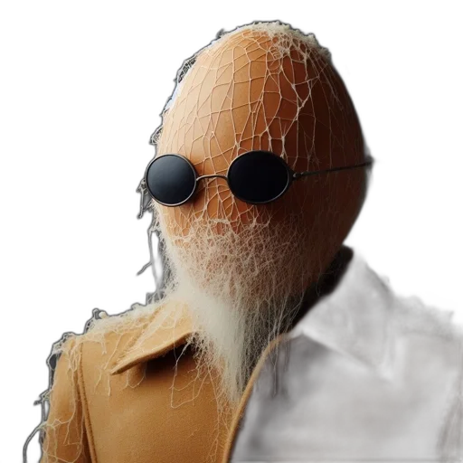 mask, jacket, robot, hair transparent PNG cut-out