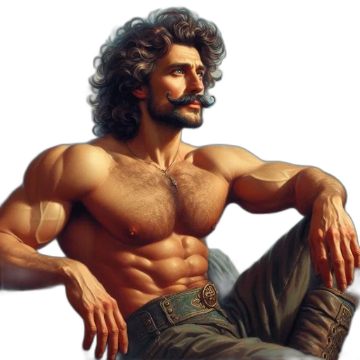 photorealistic, fantasy art, oil painting, comic book art transparent PNG cut-out