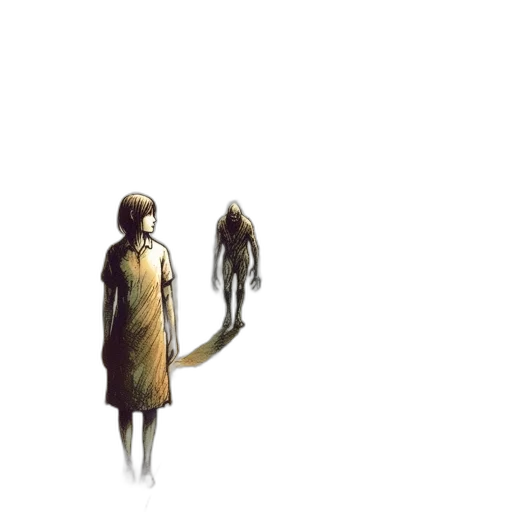 creature, robot, jacket, dress transparent PNG cut-out