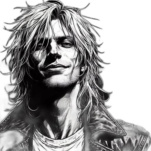 jacket, comic book art, photorealistic, concept art transparent PNG cut-out