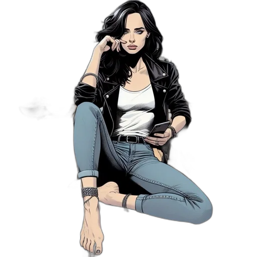 comic book art, cartoon, concept art, photorealistic transparent PNG cut-out
