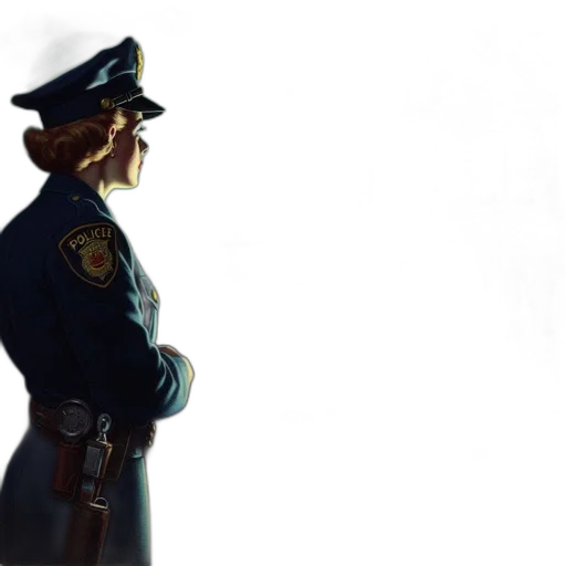 staff, hat, jacket, weapon transparent PNG cut-out