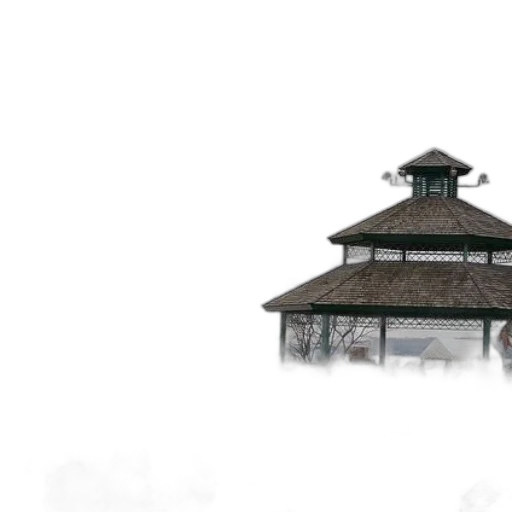 building, umbrella, staff, hat transparent PNG cut-out