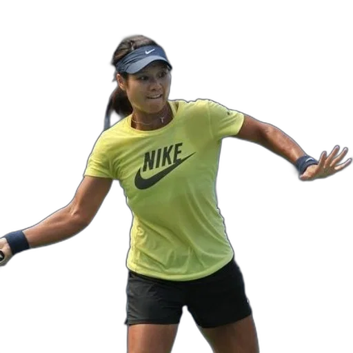 female, tennis, player, wearing transparent PNG cut-out