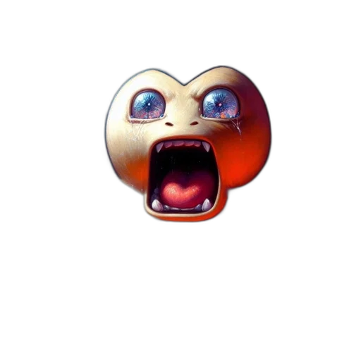 face, creature, mask, staff transparent PNG cut-out
