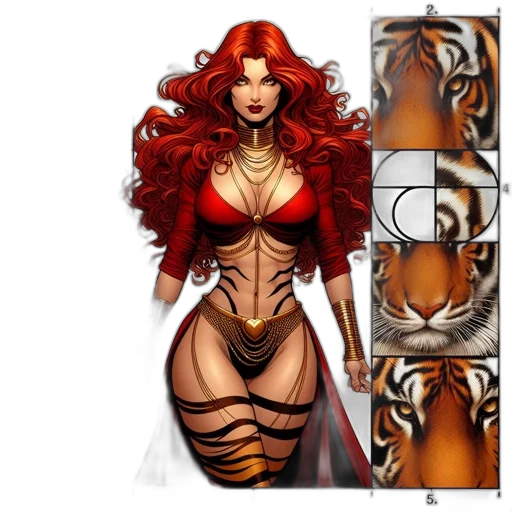 fantasy art, concept art, comic book art, pixel art transparent PNG cut-out