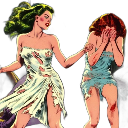 dress, comic book art, concept art, fantasy art transparent PNG cut-out