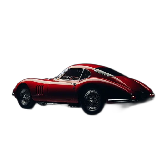 car, hair, 3d render, concept art transparent PNG cut-out