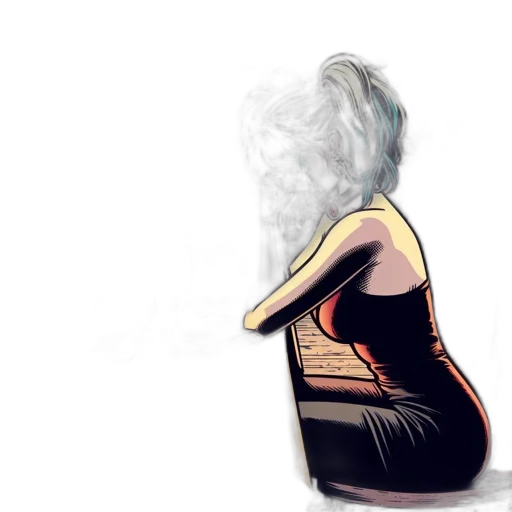 dress, jacket, mask, face transparent PNG cut-out
