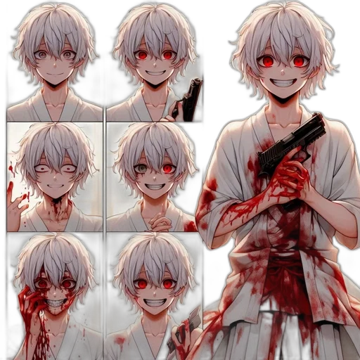 weapon, staff, creature, face transparent PNG cut-out
