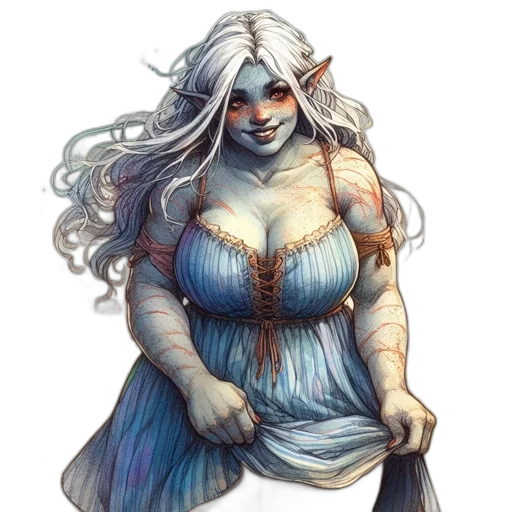 dress, dragon, fantasy art, concept art transparent PNG cut-out