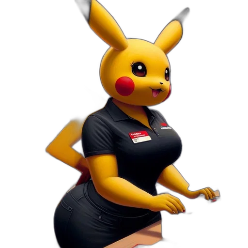 dress, staff, animal, creature transparent PNG cut-out