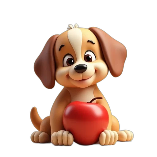 animal, 3d render, photorealistic, cartoon transparent PNG cut-out