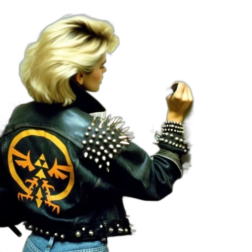 jacket, weapon, concept art, woman transparent PNG cut-out