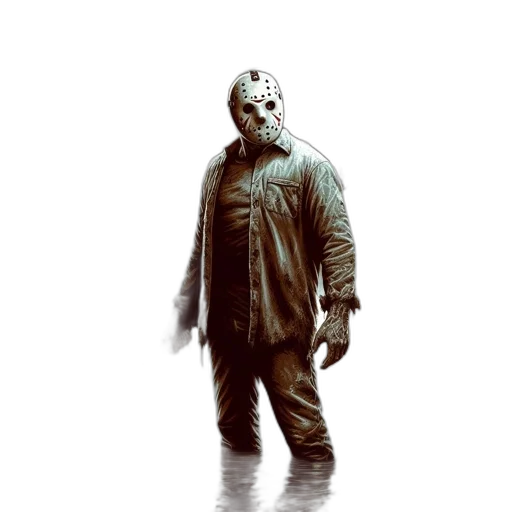 mask, creature, face, jacket transparent PNG cut-out