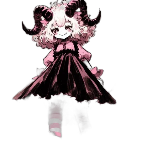 creature, dress, mask, crown transparent PNG cut-out