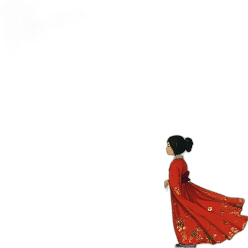 dress, umbrella, jewelry, staff transparent PNG cut-out