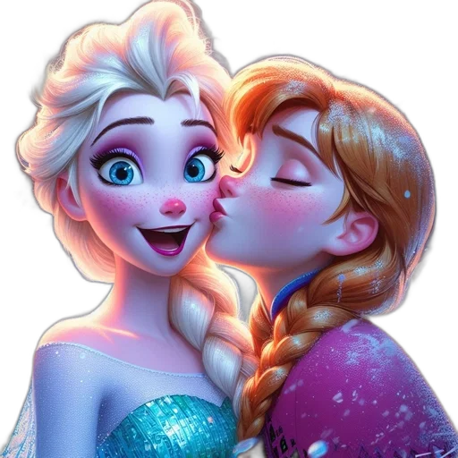 face, photorealistic, cartoon, snow transparent PNG cut-out