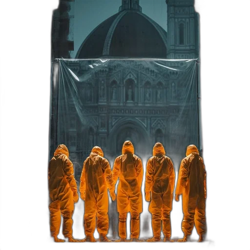jacket, concept art, fog, snow transparent PNG cut-out