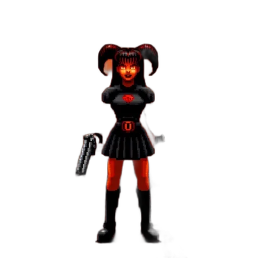 staff, weapon, robot, pixel art transparent PNG cut-out