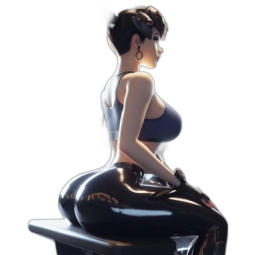 dress, robot, concept art, fantasy art transparent PNG cut-out