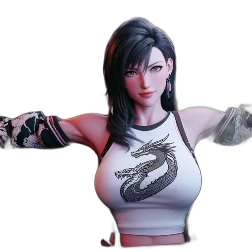dragon, concept art, fantasy art, 3d render transparent PNG cut-out