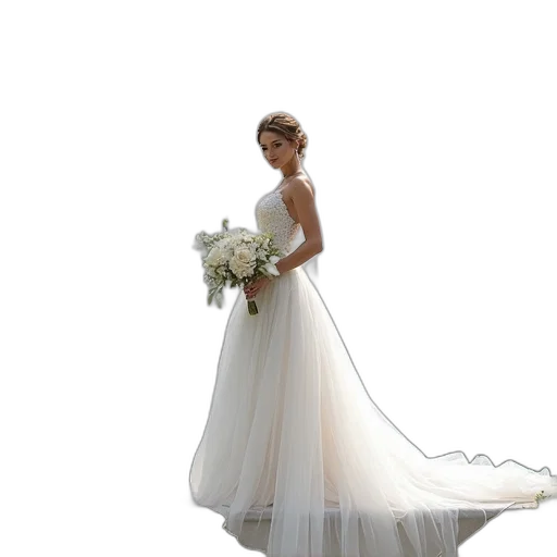 dress, crown, 3d render, photorealistic transparent PNG cut-out