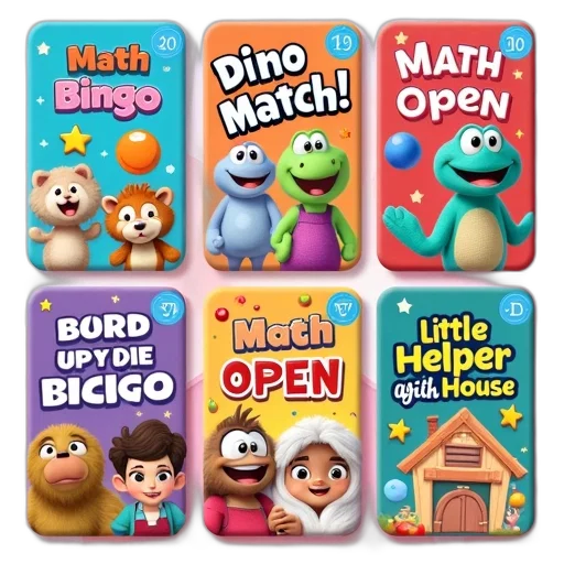 collection, educational, ipad, games transparent PNG cut-out