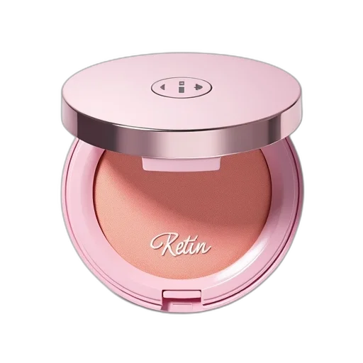 pastel, pink, compact, powder transparent PNG cut-out