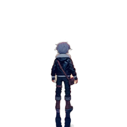 robot, jacket, creature, weapon transparent PNG cut-out