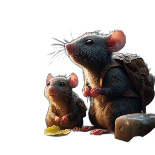 concept art, photorealistic, 3d render, oil painting transparent PNG cut-out