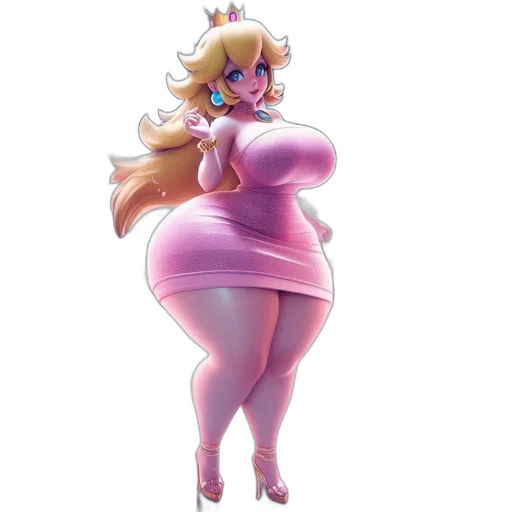 dress, concept art, 3d render, pixel art transparent PNG cut-out