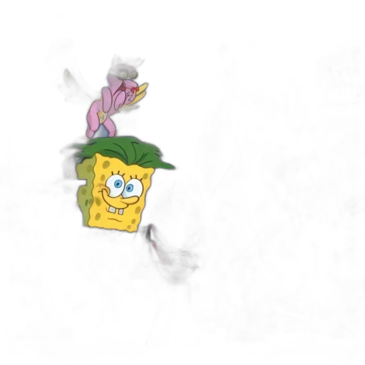flower, hat, crown, creature transparent PNG cut-out