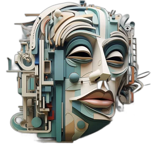 mask, face, robot, jewelry transparent PNG cut-out