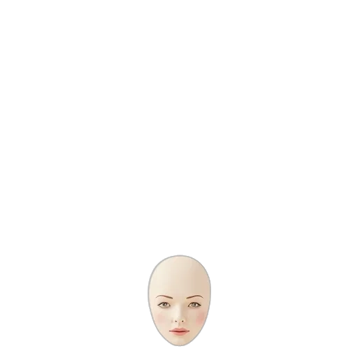 face, mask, hair, hat transparent PNG cut-out