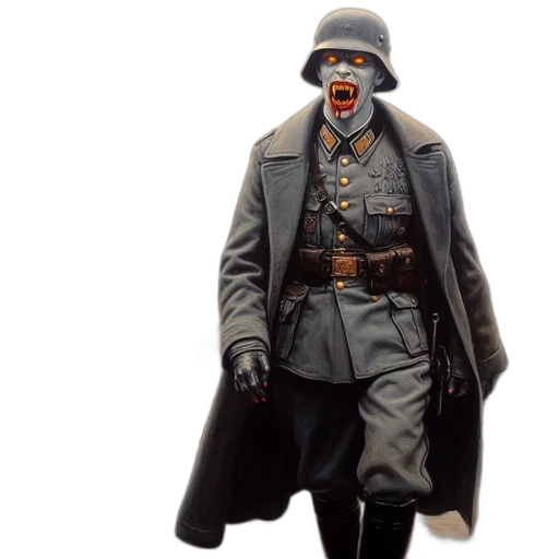 jacket, concept art, 3d render, post-apocalyptic transparent PNG cut-out