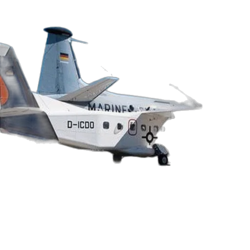 3d render, white, airplane, word transparent PNG cut-out