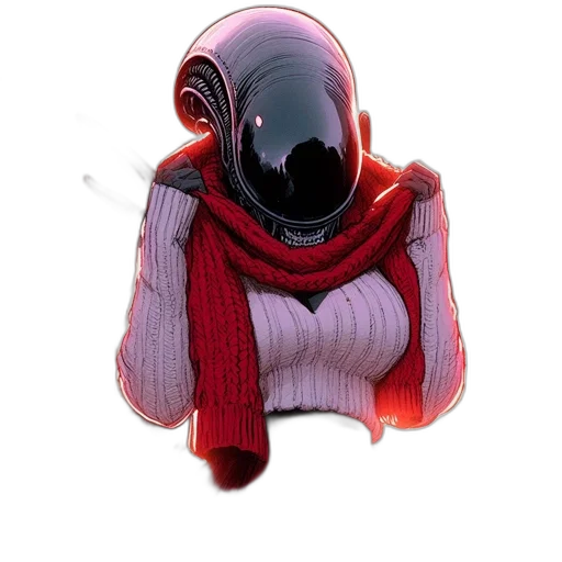 mask, jewelry, staff, robot transparent PNG cut-out