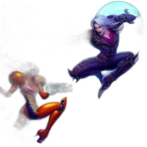 creature, concept art, comic book art, pixel art transparent PNG cut-out