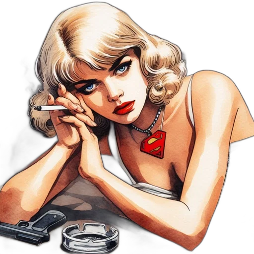 jewelry, comic book art, cartoon, photorealistic transparent PNG cut-out