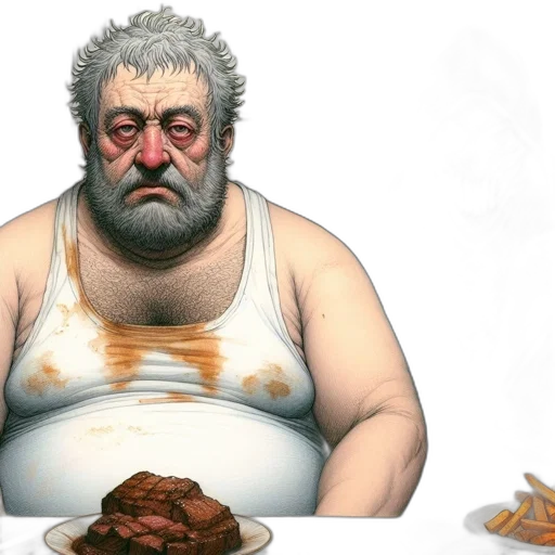food, concept art, photorealistic, comic book art transparent PNG cut-out