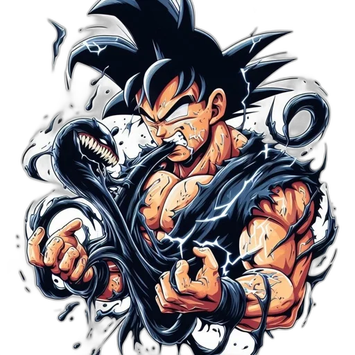 weapon, hair, jacket, dragon transparent PNG cut-out