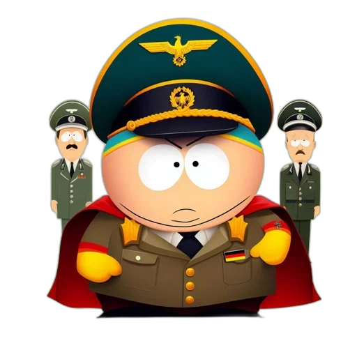 staff, hat, jacket, crown transparent PNG cut-out