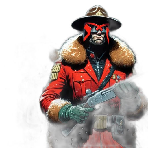 jacket, concept art, comic book art, red transparent PNG cut-out
