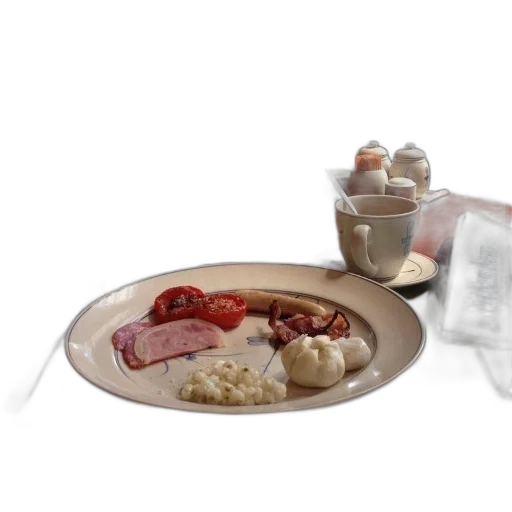 food, breakfast, table, plate transparent PNG cut-out