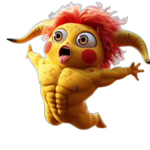creature, dragon, animal, staff transparent PNG cut-out